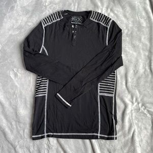 Black, long sleeve shirt